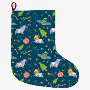 Astronauten Großer Weihnachtsstrumpf