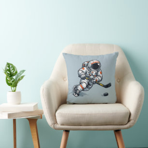Astronauten Hockey Kissen