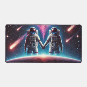 Astronauten in der Liebe Desk Mat Schreibtischunterlage