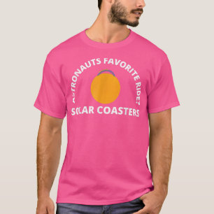 Astronauten Lieblings-Ride Solar-Untersetzer Funny T-Shirt