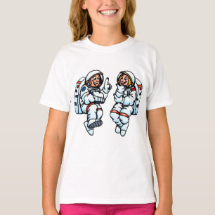 Astronauten Mädchen T-Shirt