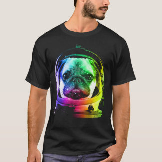 Astronauten-Mops T-Shirt