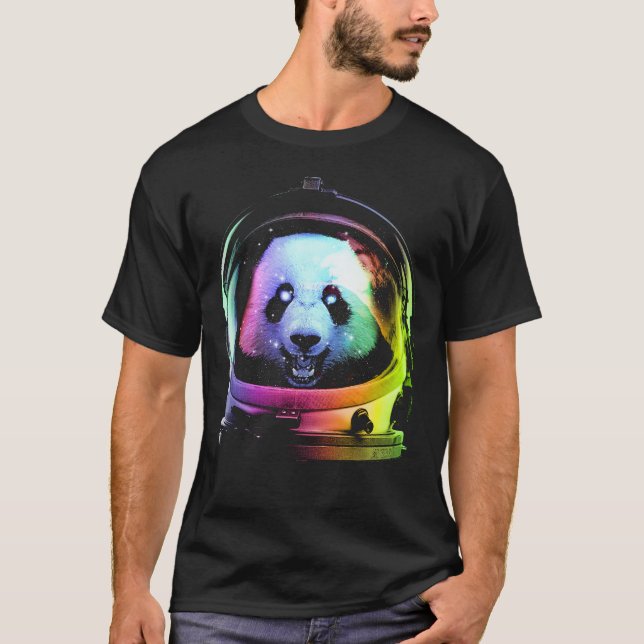 Astronauten-Panda T-Shirt (Vorderseite)