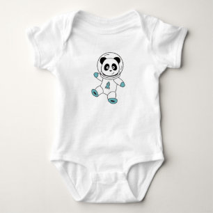 Astronauten Pandas Planet Earth Space Baby Strampler