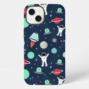 Astronauten Planeten Raketen und Aliens iPhone Hülle