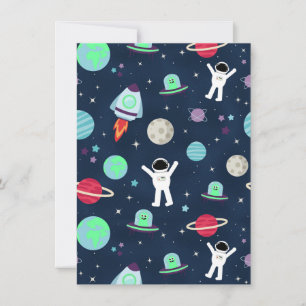 Astronauten Planeten Raketen und Aliens Save The Date