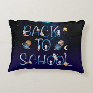 Astronauten Planets Space, zurück zur Schule Dekokissen