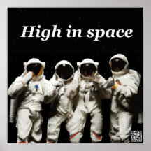 Astronauten posieren, bevor sie ins All gehen