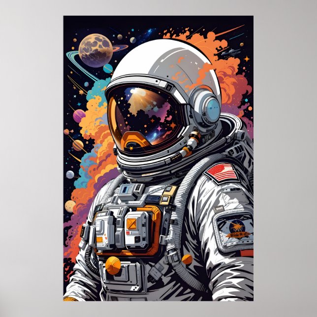 Astronauten Poster (Vorne)