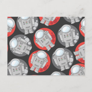 Astronauten Postkarte