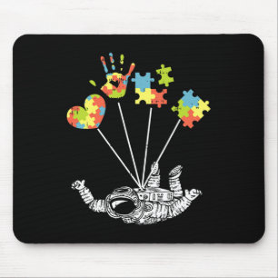 Astronauten Puzzle Autismus Aufklärungsgeschenke f Mousepad