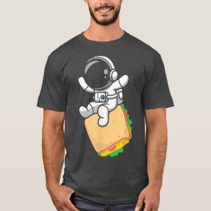 Astronauten reiten Sandwich, Astronomie Sandwiches T-Shirt