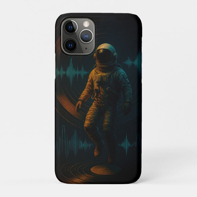Astronauten schweben in Glitchwave Art und Weise Case-Mate iPhone Hülle (Rückseite)