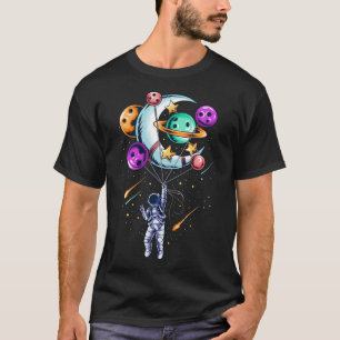 Astronauten-Shirt, Weltraum-Shirt, Planeten-Shirt T-Shirt