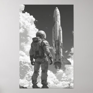 Astronauten-Shoulder-Poster Poster