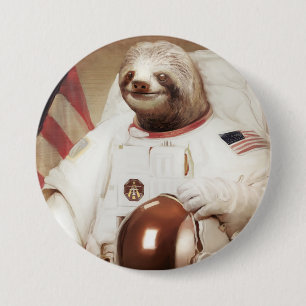 Astronauten-Trägheits-runder Knopf Button
