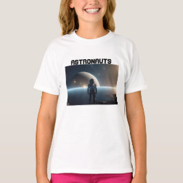 Astronauten treiben im Universum T-Shirt