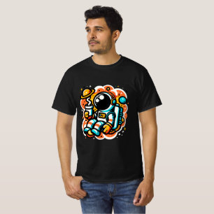 Astronauten trinken Kaffee - Koffein im Weltraum T-Shirt