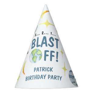 Astronauten Weltraum Geburtstagsfeier Partyhütchen