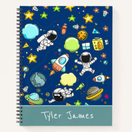 Astronauten Weltraumkid Notizbuch