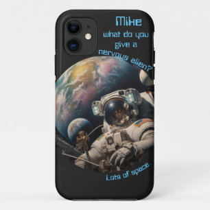 Astronauten-Witz individuell anpassbar Case-Mate iPhone Hülle