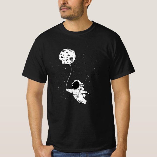 Astronautenballon T-Shirt (Vorderseite)