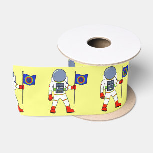 Astronautenband Satinband