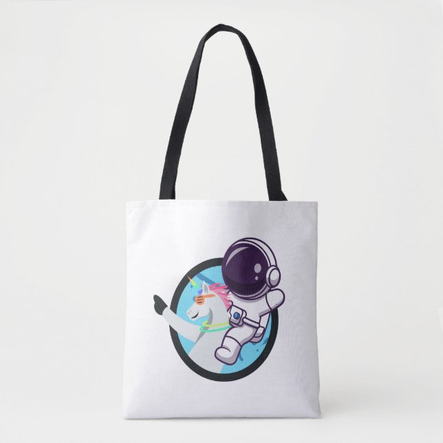 Astronauteneinhorn Tasche (Vorderseite)