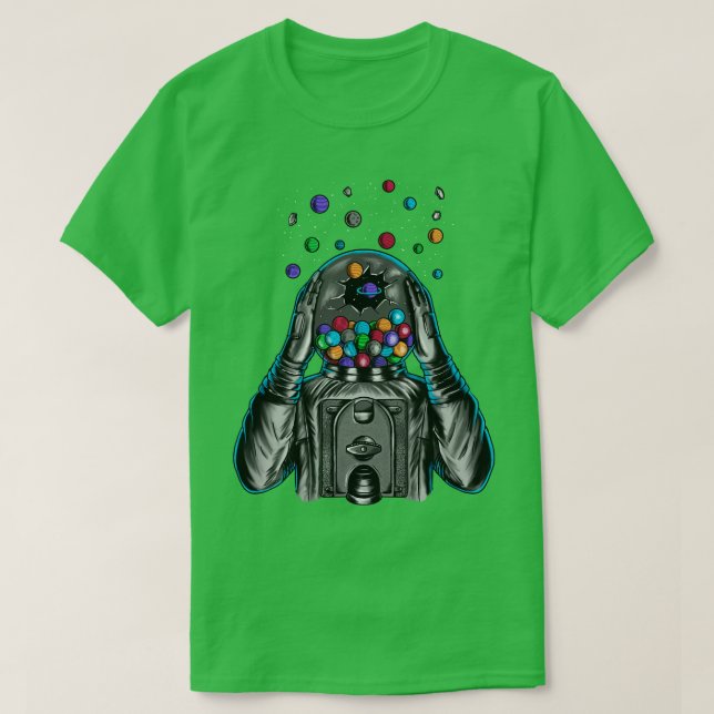 Astronautenexplosion T-Shirt (Design vorne)