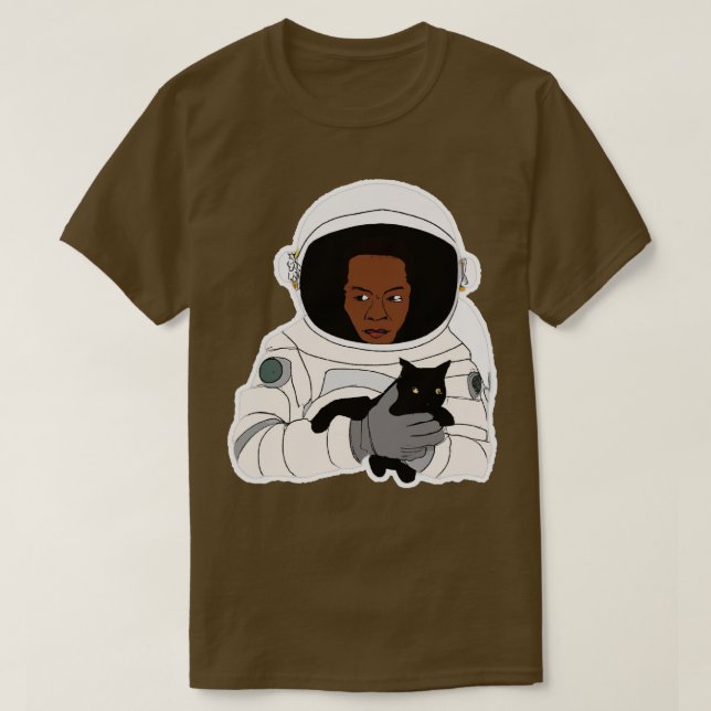Astronautenkatze 1 T-Shirt (Design vorne)
