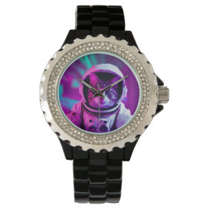 Astronautenkatze Armbanduhr