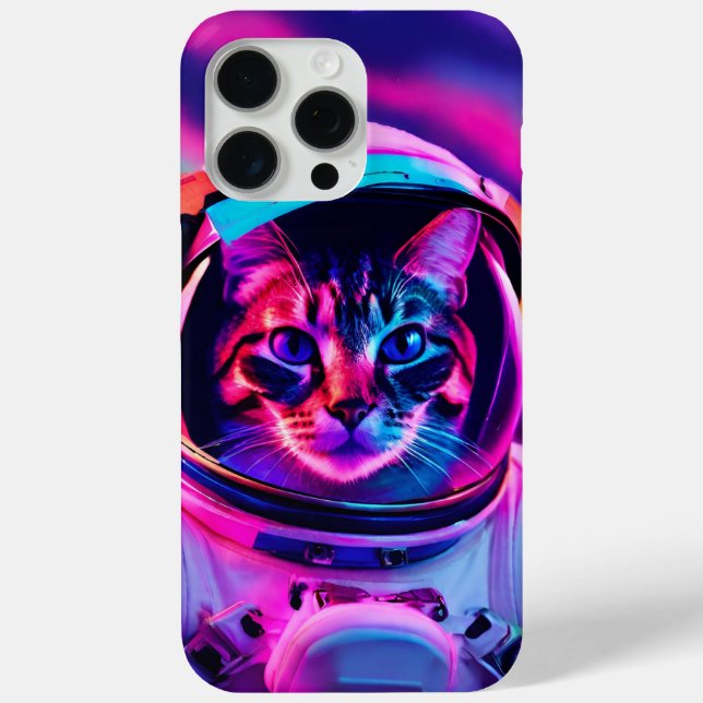 Astronautenkatze Case-Mate iPhone Hülle (Rückseite)