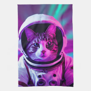 Astronautenkatze Geschirrtuch