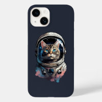 Astronautenkatze im Weltraum Kunst