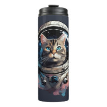 Astronautenkatze im Weltraum Kunst