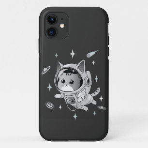 Astronautenkatze im Weltraum Niedliche Katze Case-Mate iPhone Hülle