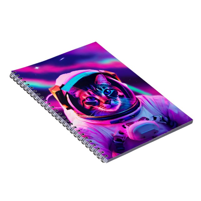 Astronautenkatze Notizblock (Rechte Seite)