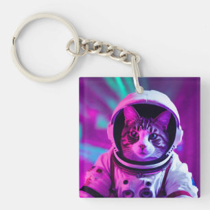 Astronautenkatze Schlüsselanhänger