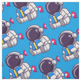 Astronautenlesbuch niedliche Kinder Stoff