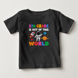 Astronautenplatz der 5. Klasse Baby T-shirt