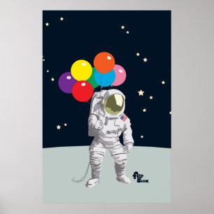 Astronautenposter Poster