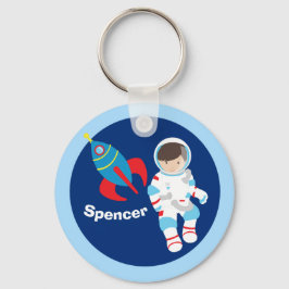 Astronautenraketenschiff - Individuelle Kinder im  Schlüsselanhänger