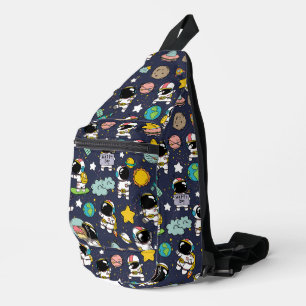 AstronautenraumkartoonAstronautenraumkart Crossbody Bag