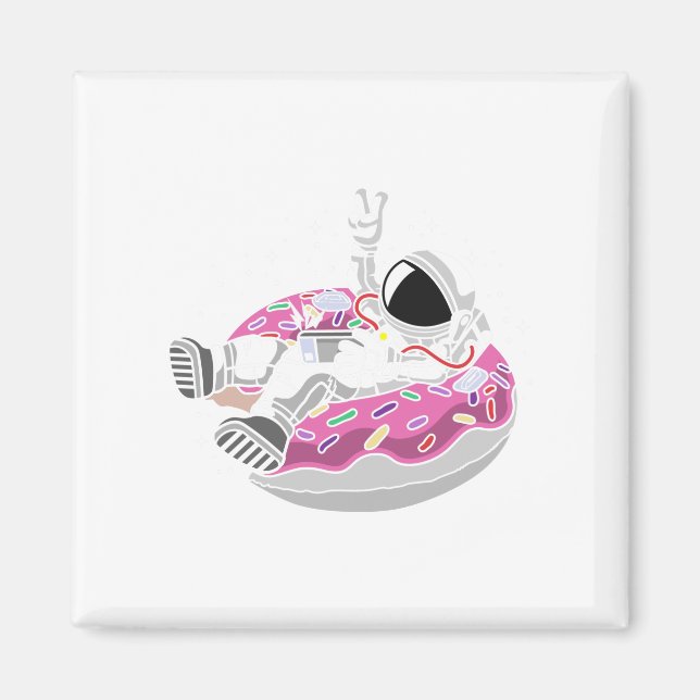 Astronautenreise Magnet (Vorne)