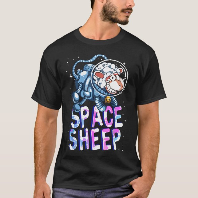 Astronautenschaum im Weltraum T-Shirt (Vorderseite)