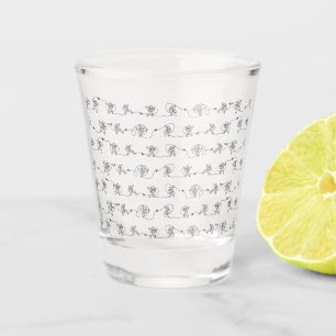 Astronautenschussglas Schnapsglas