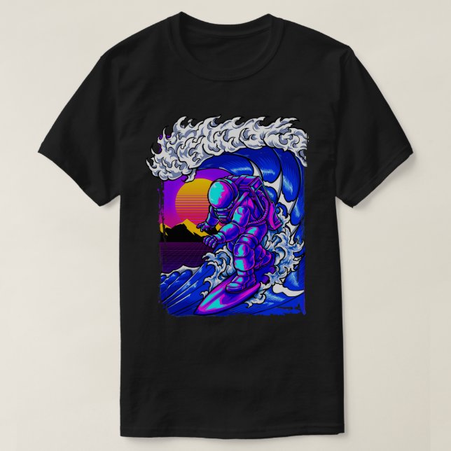 Astronautenschwung T-Shirt (Design vorne)