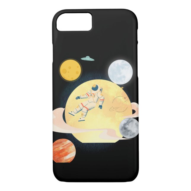 Astronautentelefon Case-Mate iPhone Hülle (Rückseite)