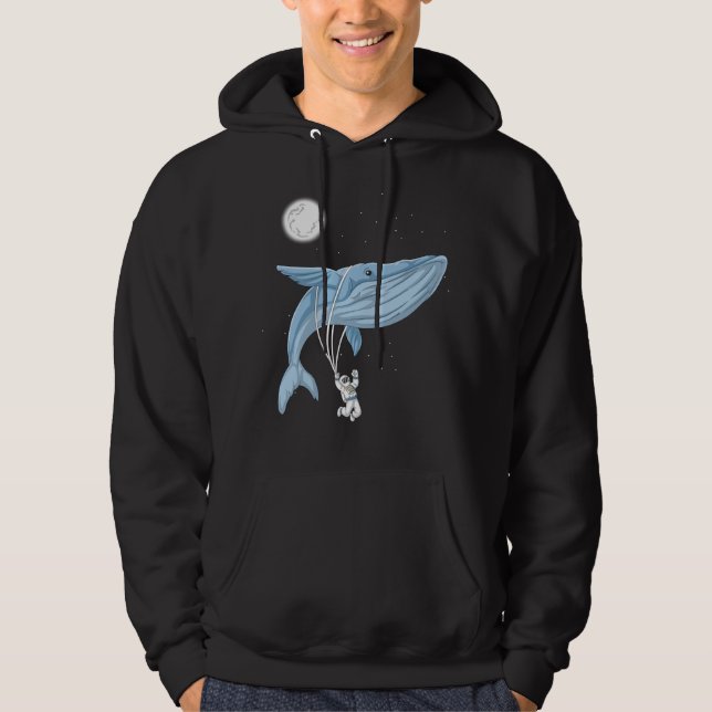 Astronautenwal Hoodie (Vorderseite)