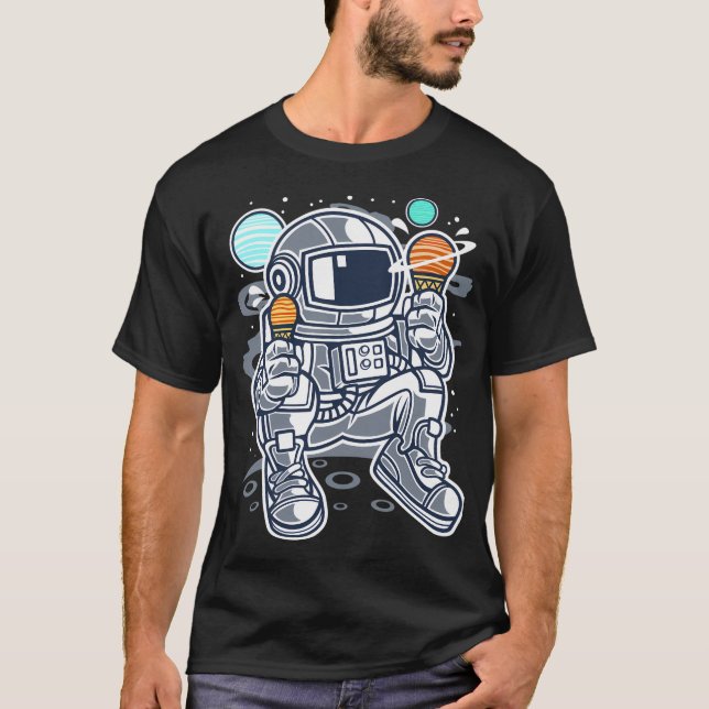 Astronautenzeit T-Shirt (Vorderseite)